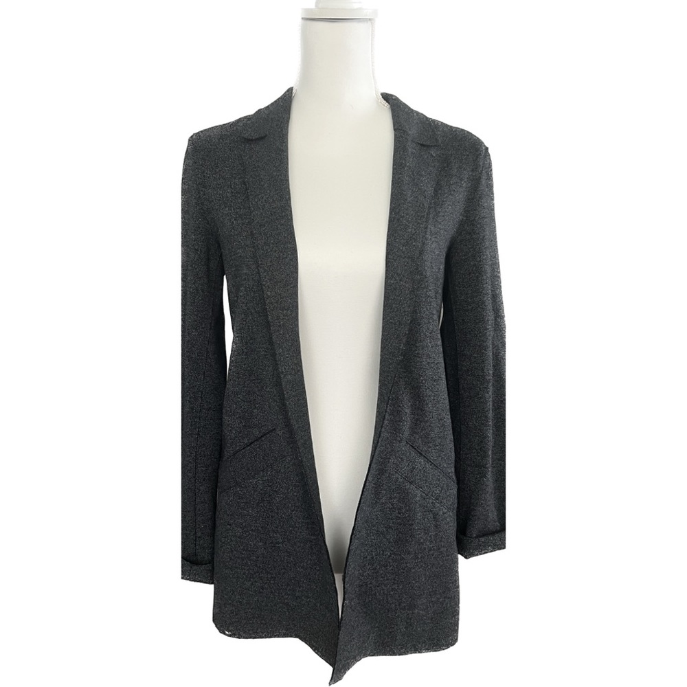 Topshot Grey Blazer Pockets Size 4